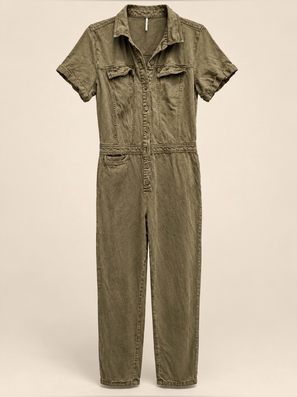 YFB size M army green jumpsuit